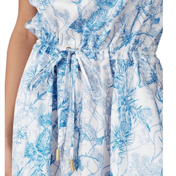 Cedric Charlier Toile Printed Drawstring Dress - Picture 2 of 14